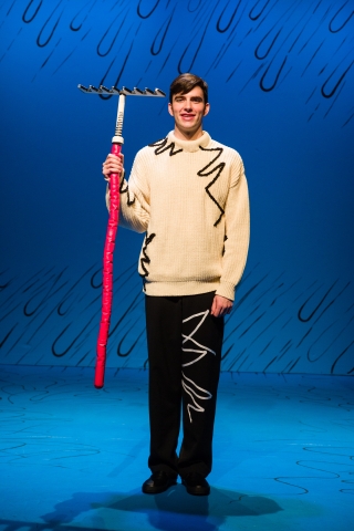 Luke Monday as the Boy in Dr. Seuss's THE CAT IN THE HAT at Salt Lake Acting Company