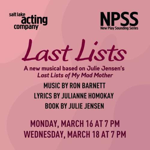 Last Lists by Julie Jensen 