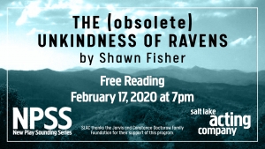 New Play Sounding Series Presents Free Reading of New Work by Shawn Fisher on February 17th